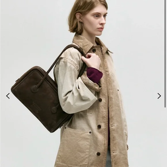 MARGE SHERWOOD Soft Boston Hush Nubuck Bag - Picture 3 of 14